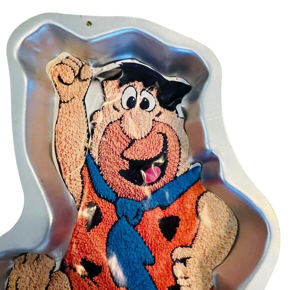 Vintage Wilton Fred Flintstone Cake Pan 2105-3462 1989 - Picture 3 of 4
